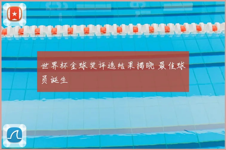 世界杯金球奖评选结果揭晓 最佳球员诞生