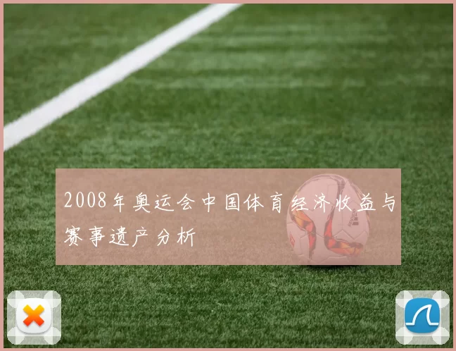 2008年奥运会中国体育经济收益与赛事遗产分析
